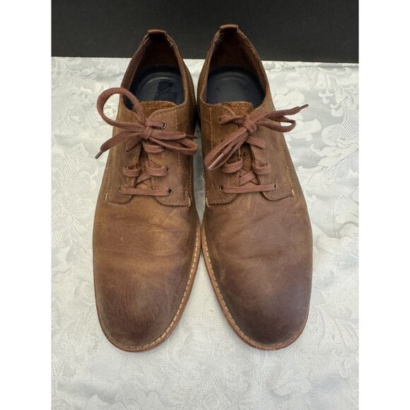 Cole Haan 8.5M‎ Feathercraft Plain Toe Grand Blucher Oxford Leather Shoe Tan main image 3